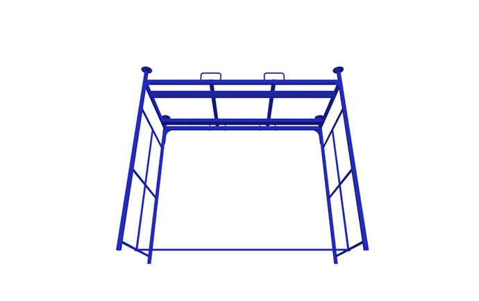 Produkt AT 45142 pallet for the storage of heavy agricultural and tractor tyres