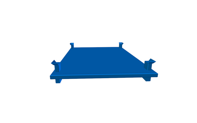 Produkt Metal platform transport palette ASP 021P00