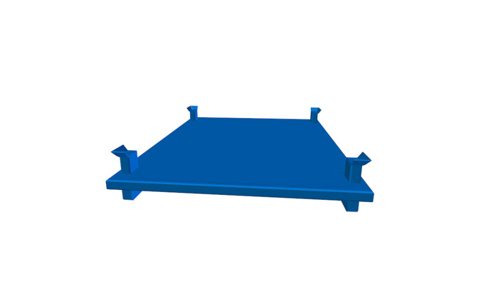 Produkt Metal platform transport palette ASP 021P00