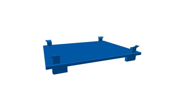 Produkt Metal platform transport palette ASP 021P00