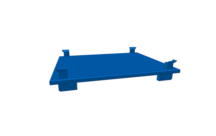 Produkt Metal platform transport palette ASP 021P00