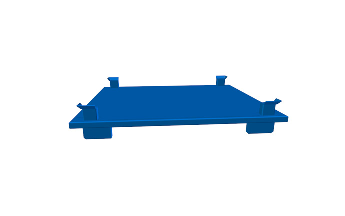 Produkt Metal platform transport palette ASP 021P00
