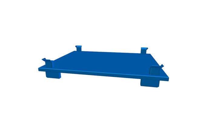 Produkt Metal platform transport palette ASP 021P00