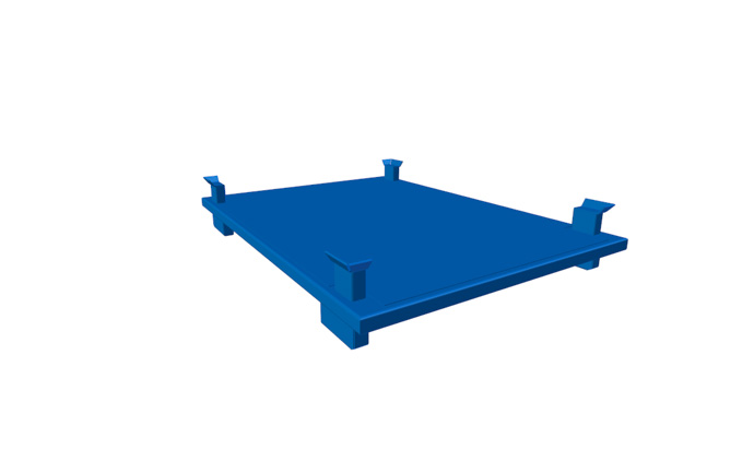 Produkt Metal platform transport palette ASP 021P00