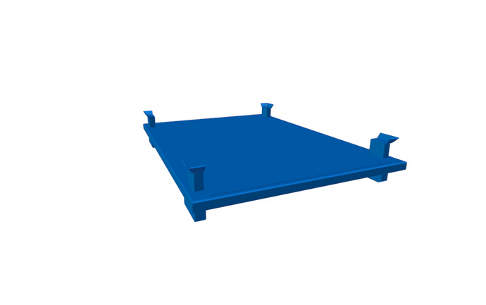 Produkt Metal platform transport palette ASP 021P00