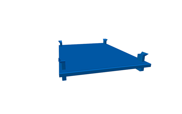 Produkt Metal platform transport palette ASP 021P00