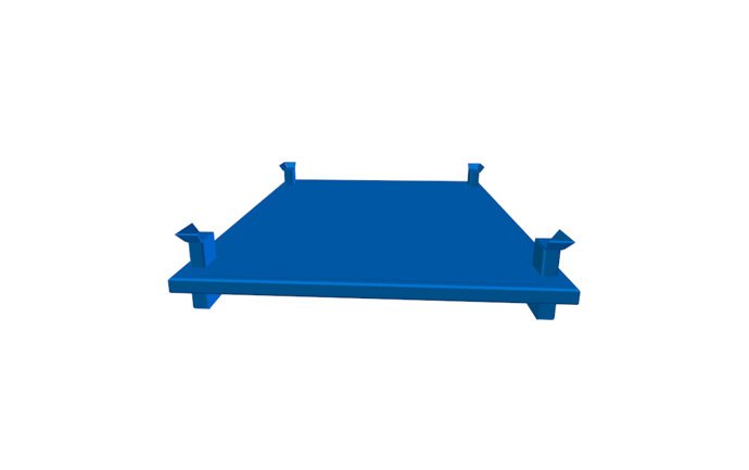 Produkt Metal platform transport palette ASP 021P00