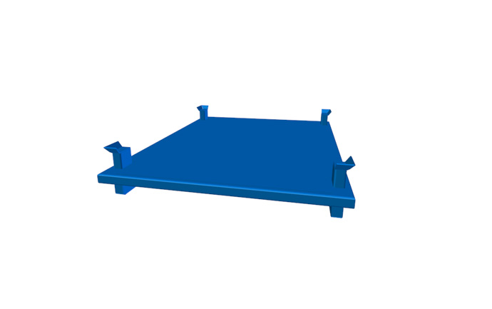 Produkt Metal platform transport palette ASP 021P00