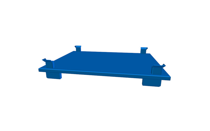 Produkt Metal platform transport palette ASP 021P00