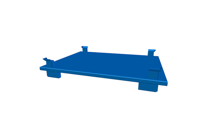 Produkt Metal platform transport palette ASP 021P00