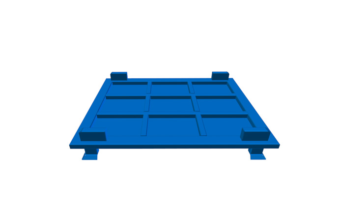 Produkt Metal platform transport palette ASP 021P00