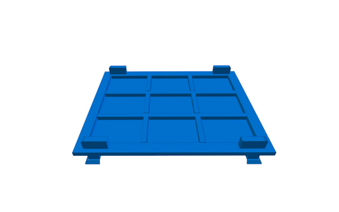 Produkt Metal platform transport palette ASP 021P00