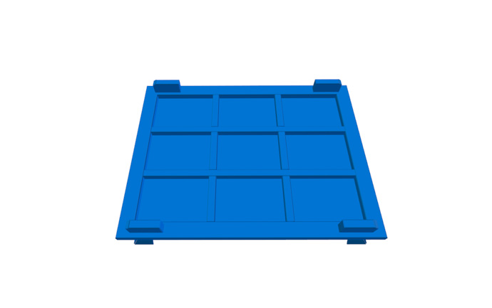 Produkt Metal platform transport palette ASP 021P00