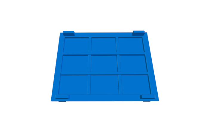 Produkt Metal platform transport palette ASP 021P00