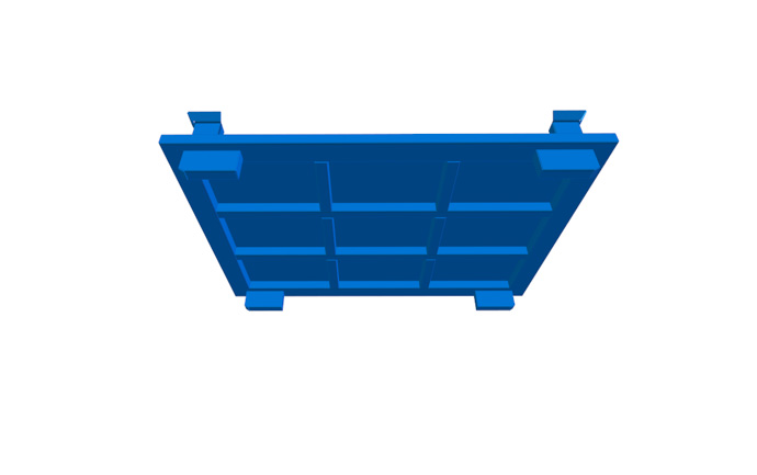Produkt Metal platform transport palette ASP 021P00