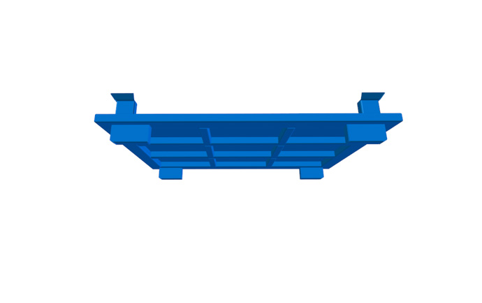 Produkt Metal platform transport palette ASP 021P00
