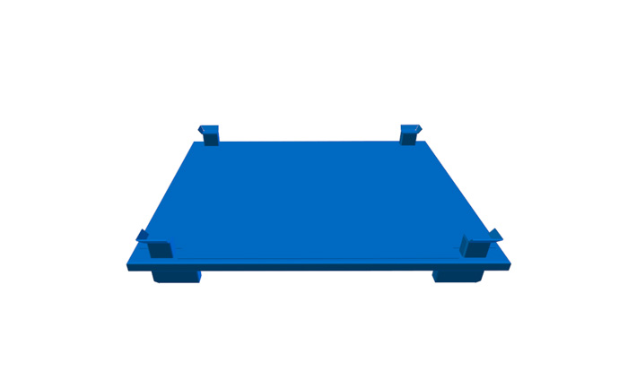 Produkt Metal platform transport palette ASP 021P00