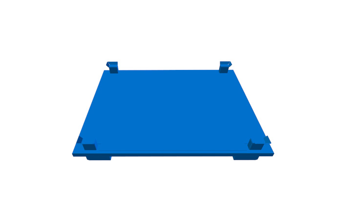 Produkt Metal platform transport palette ASP 021P00