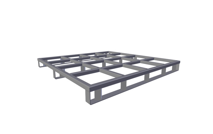 Produkt Stahl-Flachpalette ASP 026P00