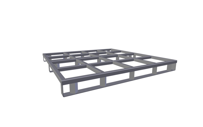 Produkt Stahl-Flachpalette ASP 026P00