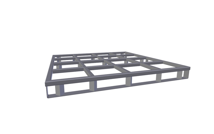 Produkt Stahl-Flachpalette ASP 026P00