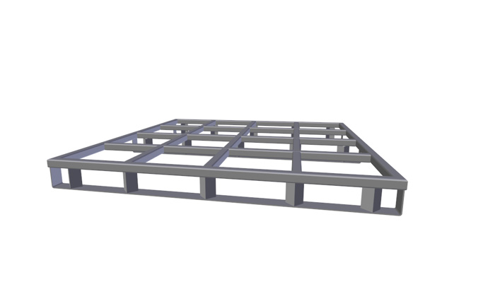 Produkt Stahl-Flachpalette ASP 026P00