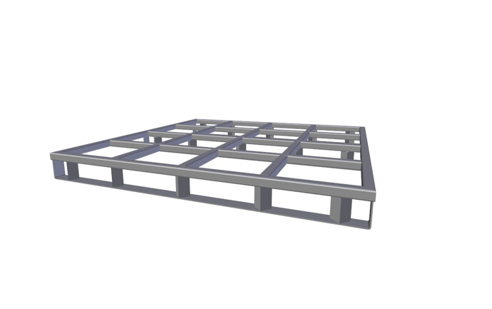 Produkt Stahl-Flachpalette ASP 026P00