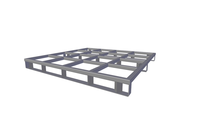 Produkt Stahl-Flachpalette ASP 026P00