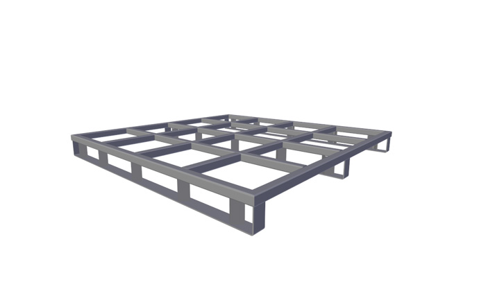 Produkt Stahl-Flachpalette ASP 026P00