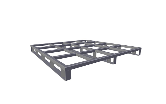 Produkt Stahl-Flachpalette ASP 026P00