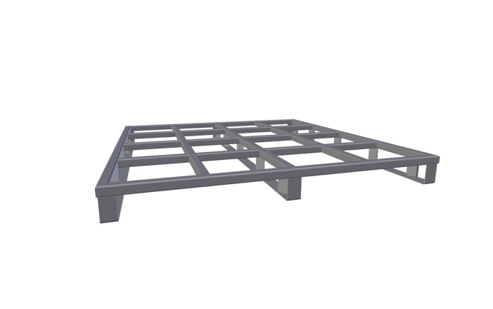 Produkt Stahl-Flachpalette ASP 026P00