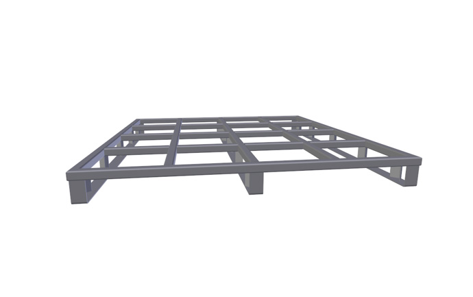 Produkt Stahl-Flachpalette ASP 026P00