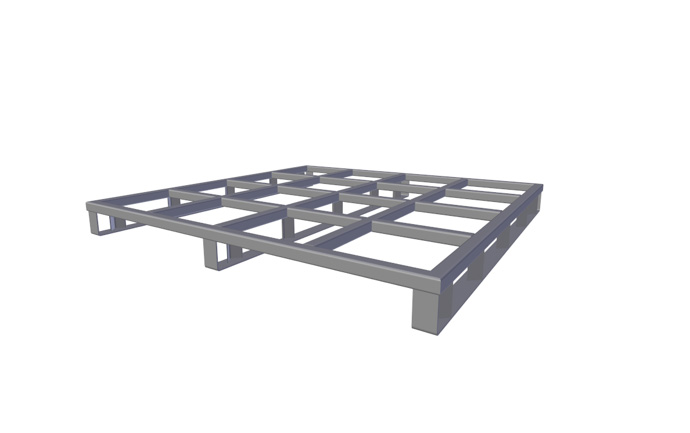 Produkt Stahl-Flachpalette ASP 026P00
