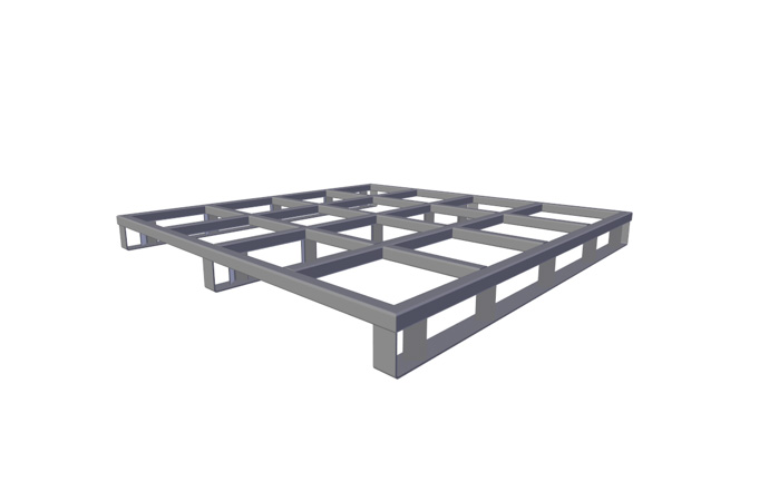 Produkt Stahl-Flachpalette ASP 026P00
