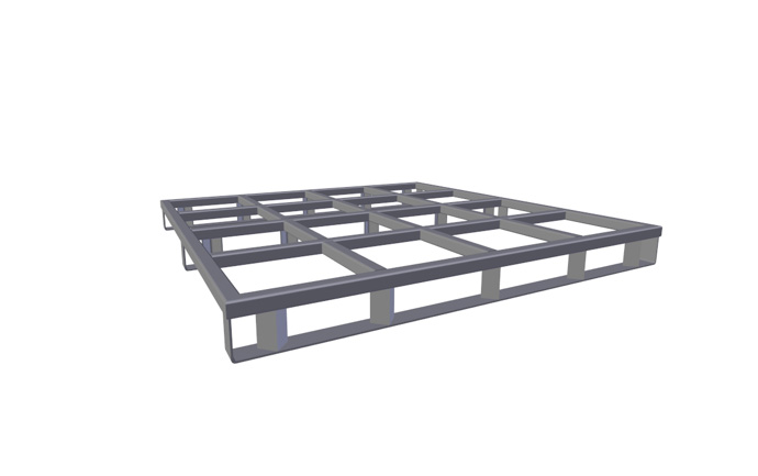 Produkt Stahl-Flachpalette ASP 026P00