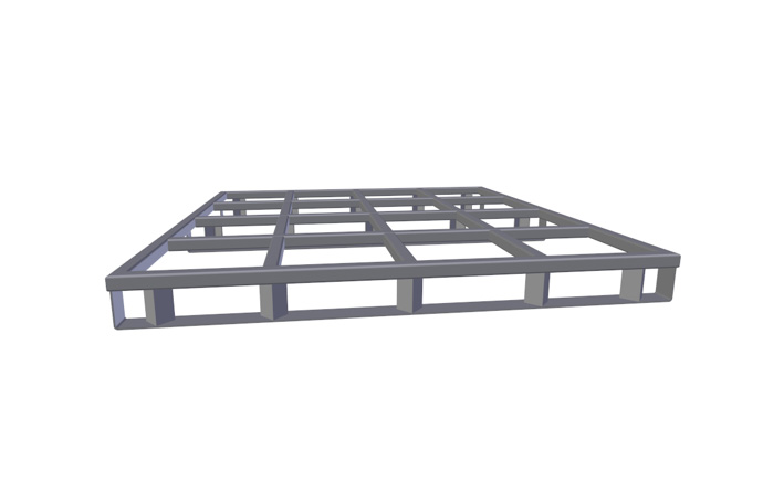 Produkt Stahl-Flachpalette ASP 026P00