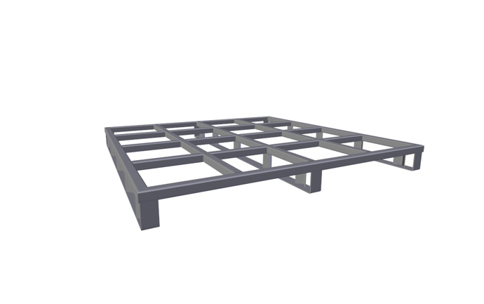 Produkt Stahl-Flachpalette ASP 026P00