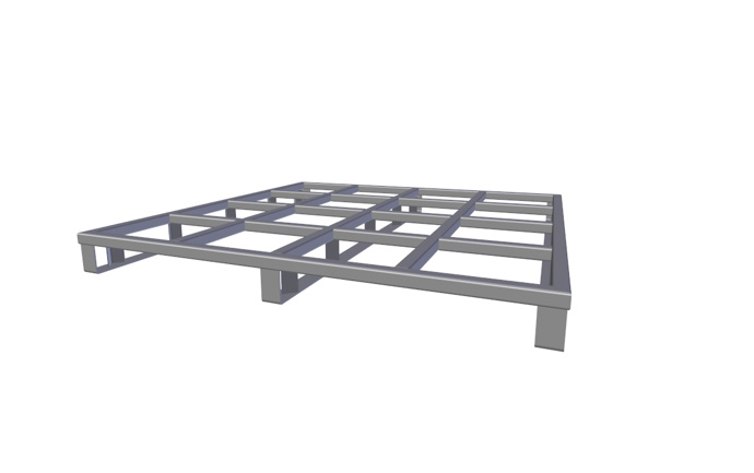 Produkt Stahl-Flachpalette ASP 026P00