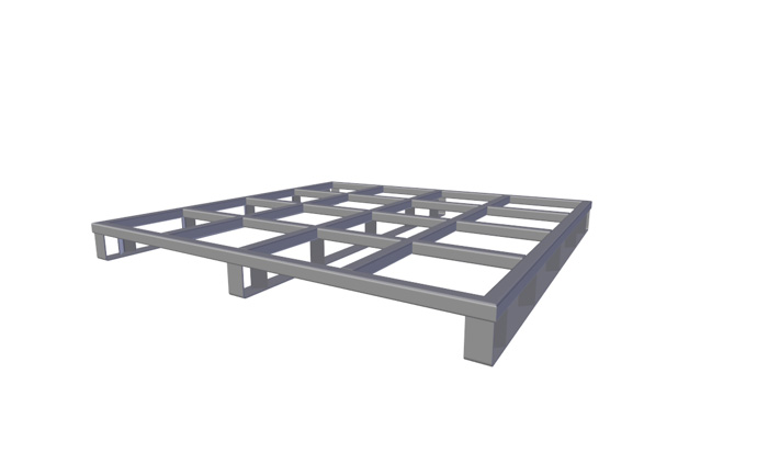 Produkt Stahl-Flachpalette ASP 026P00