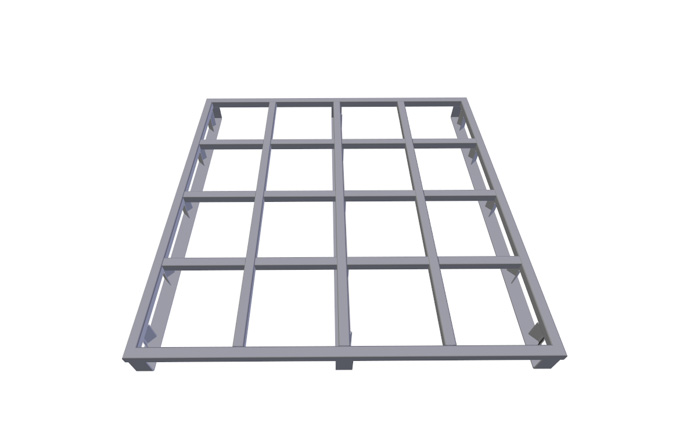 Produkt Stahl-Flachpalette ASP 026P00