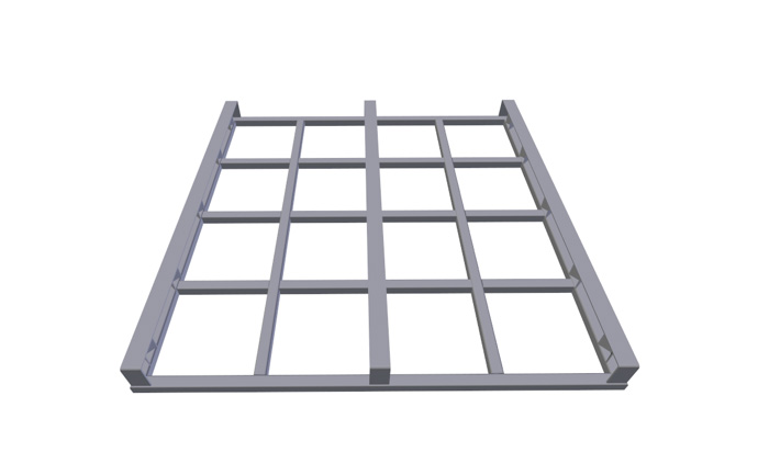 Produkt Stahl-Flachpalette ASP 026P00