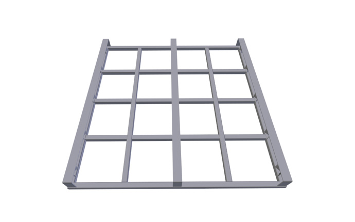 Produkt Stahl-Flachpalette ASP 026P00
