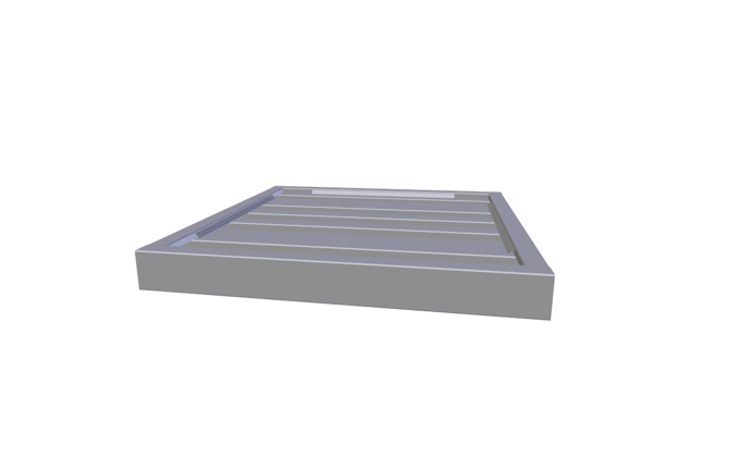 Produkt Metal platform transport palette AT 73316