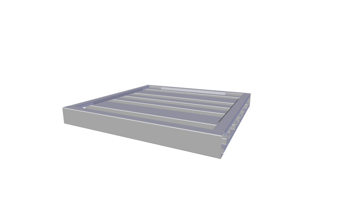 Produkt Metal platform transport palette AT 73316