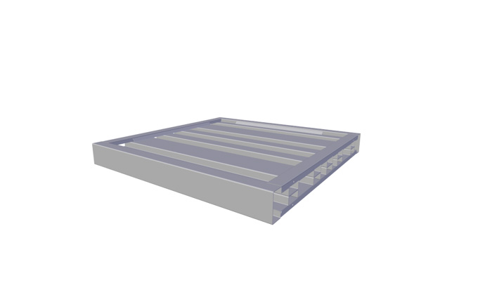 Produkt Metal platform transport palette AT 73316