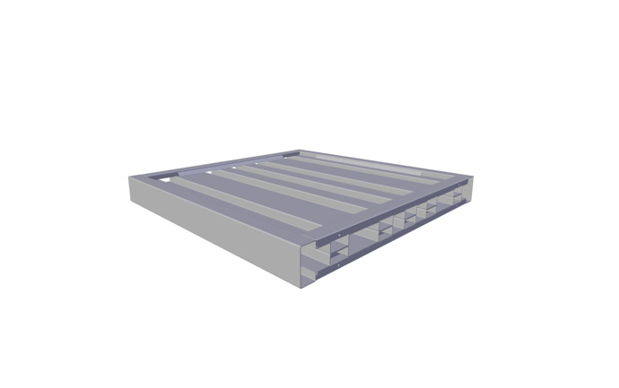 Produkt Metal platform transport palette AT 73316