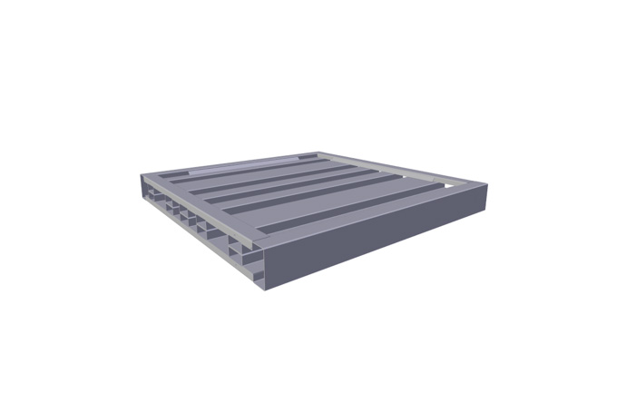 Produkt Metal platform transport palette AT 73316