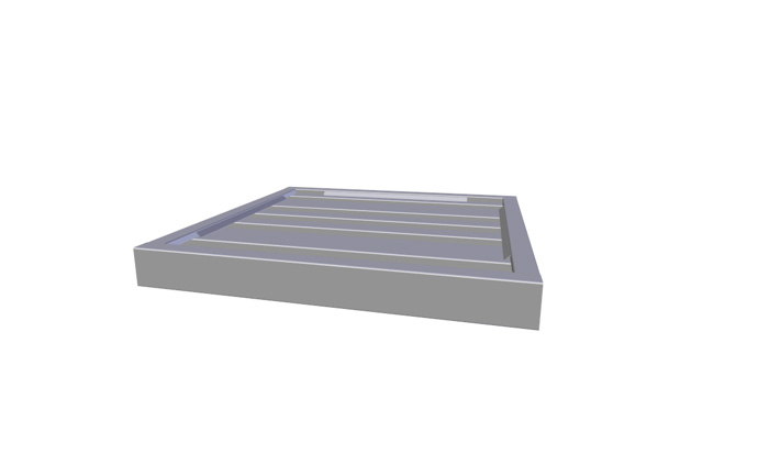 Produkt Metal platform transport palette AT 73316