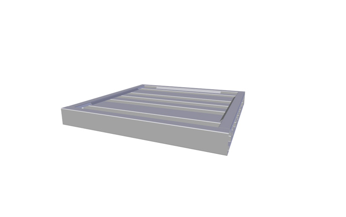 Produkt Metal platform transport palette AT 73316