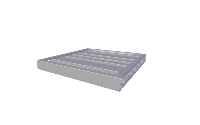 Produkt Metal platform transport palette AT 73316